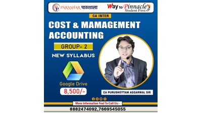 CA Inter COST & MANAGEMENT ACCOUNTING Google Drive Classes by Ca Purushottam Aggarwal Sir For May 24 & Onwards  | Complete COST & MANAGEMENT ACCOUNTING Course | Full HD Video + HQ Sound
